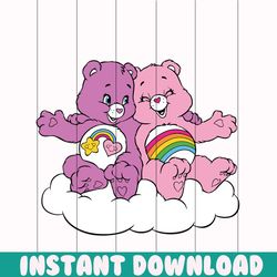 care bear cloud layered png, wish bear png care bear png, bear care png, cute bear png