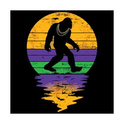 vintage bigfoot svg, trending svg, vintage bigfoot svg, bigfoot svg, bigfoot lover svg, happy mardi gras svg, bigfoot gi