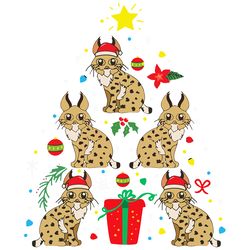 bobcat christmas tree svg, christmas svg, xmas svg