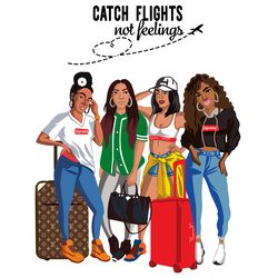 catch flights not feelings svg, trending svg, traveling svg