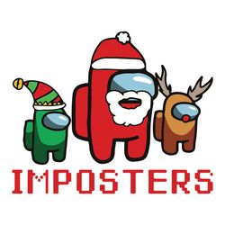 christmas among us imposters svg, christmas svg, xmas svg