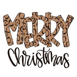 leopard merry christmas svg, christmas svg, xmas svg