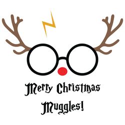 merry christmas muggles svg, christmas svg, xmas svg