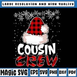christmas cousin crew buffalo red plaid pajamas family xmas, cousin crew png, christmas cousin crew,cousin crew, san-ta