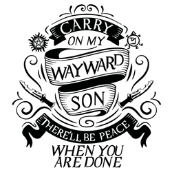 carry on my wayward son supernatural svg, trending svg, supernatural svg, supernatural logo svg, digital download