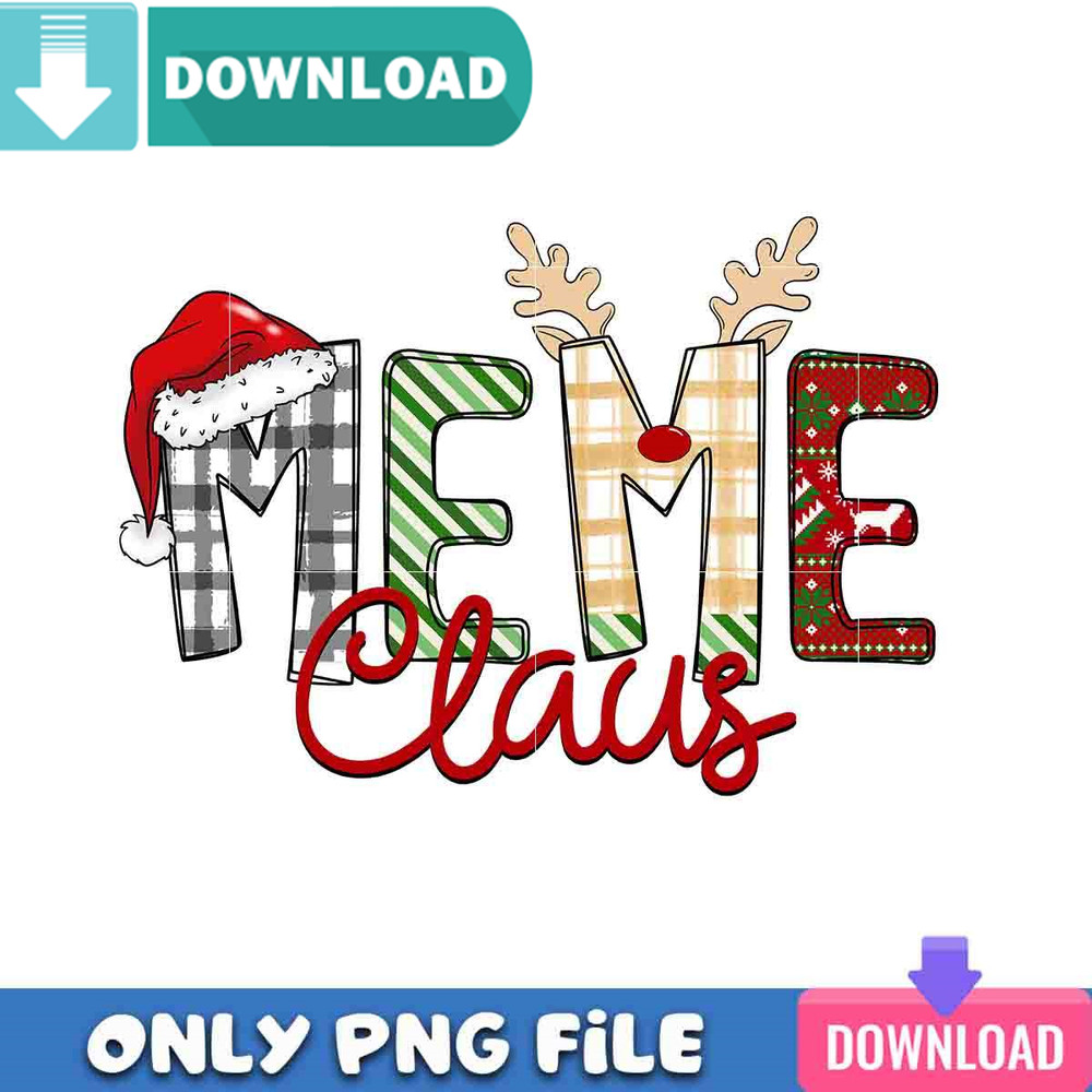Meme Claus PNG Perfect Sublimation Design Download.jpg