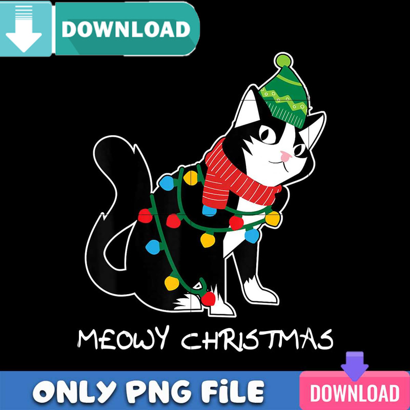 Meowy Christmas Png Best Files Design Download.jpg