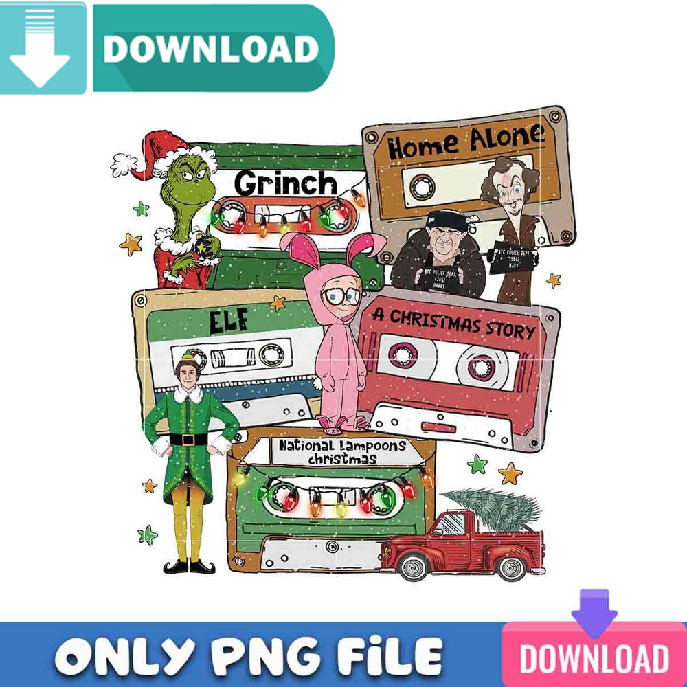 Movie Christmas Classic PNG Perfect Files Design Download.jpg