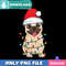 Pug Christmas Tree Light PNG Perfect Files Design Download.jpg