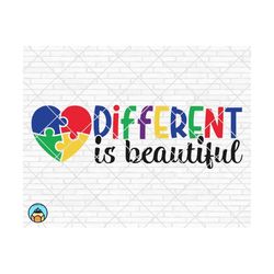 different is beautiful svg, autism svg, autism mom svg, autism awareness svg, autism puzzle svg, autism love cut files cricut silhouette png