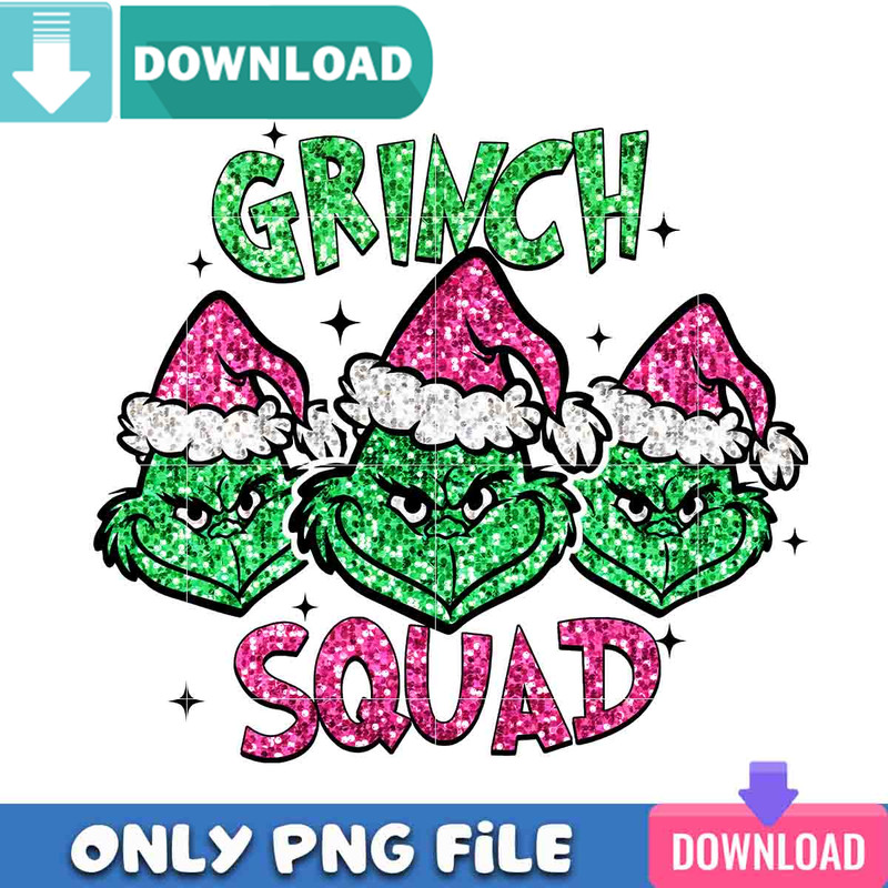 Grinch Squad Pink Png Best Files Design Download.jpg