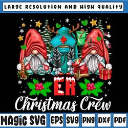er nurse squad gnomies nurse christmas gnomes crew xmas png, nurse gnome er png,christmas gnome nurse png,digital downlo
