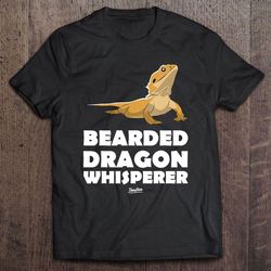 bearded dragon whisperer funny bearded dragon lover shirt tee shirt