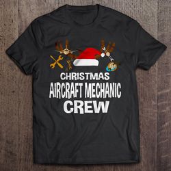 Christmas Aircraft Mechanic Crew Shirt