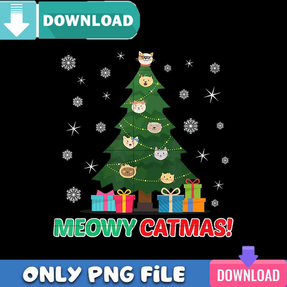 Christmas Meowy Catmas Png Best Files Design Download.jpg