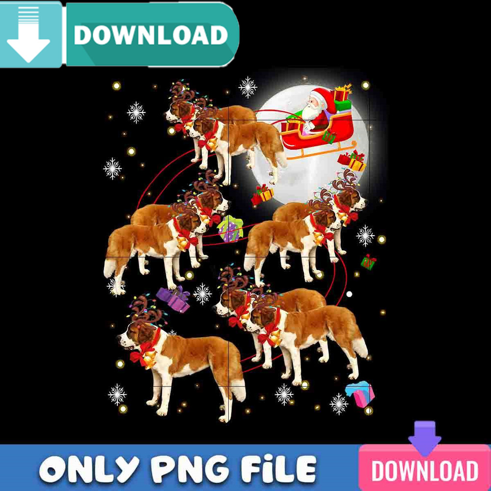 Christmas Santa Riding PNG Perfect Files Design Download.jpg