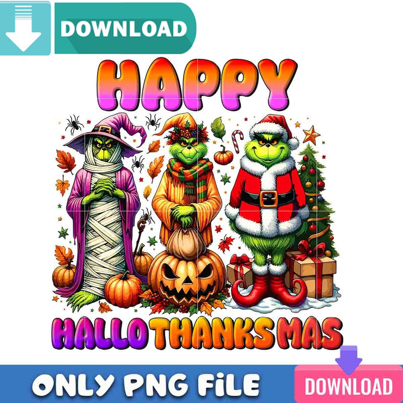 Happy Hallothanksmas Pumpkin Png Best Files Design.jpg