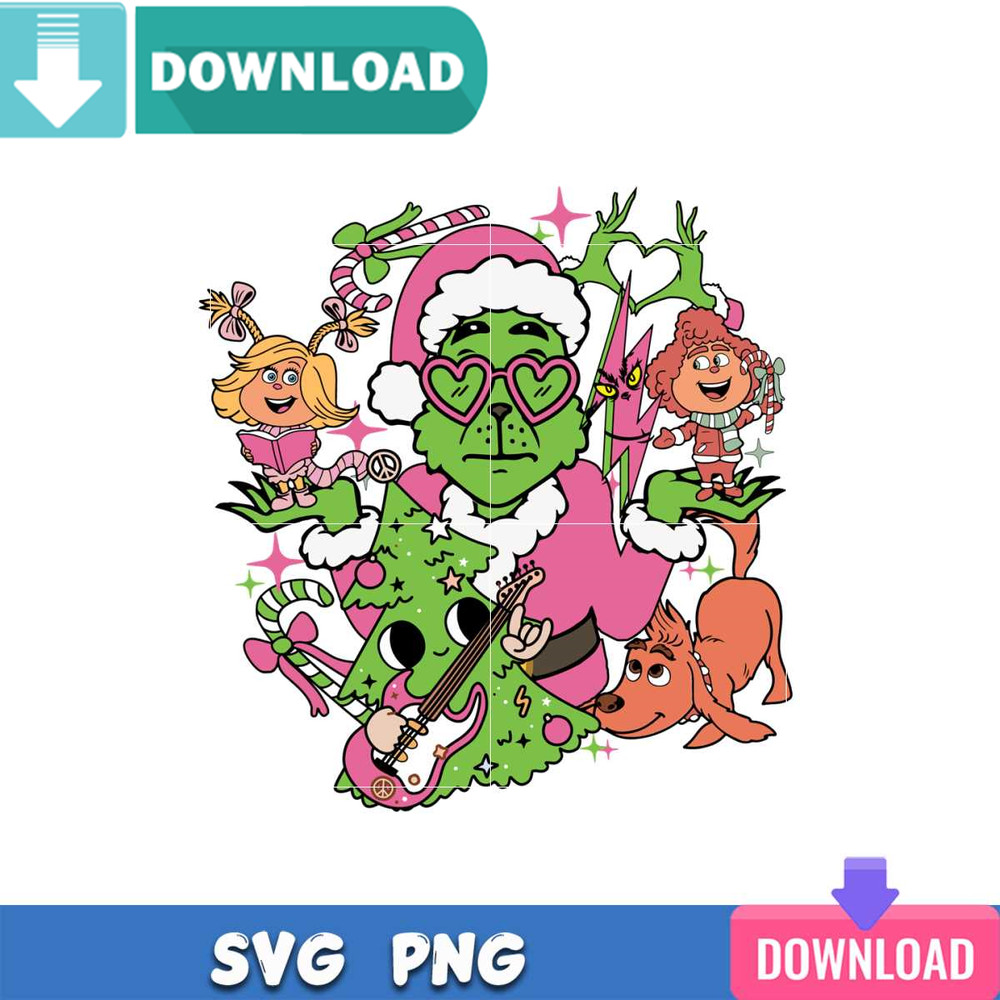 Pink Grinch Christmas SVG Best Files for Cricut Svgtrending.jpg