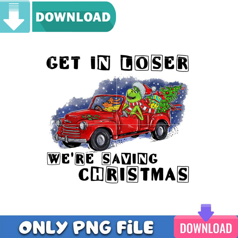 Love Christmas With Grinch PNG Perfect Sublimation Design Download.jpg