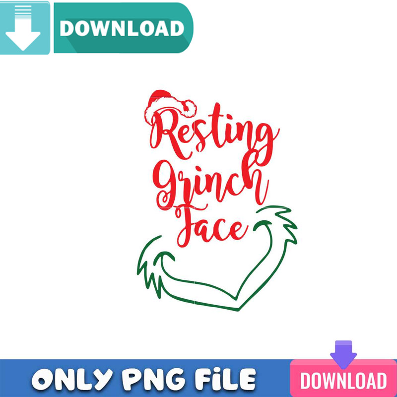 Resting Grinch Face SVG Best Files For Cricut Design Download.jpg