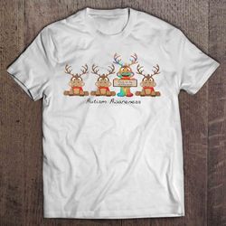 dare to be different autism awareness reindeer christmas sweater tshirt