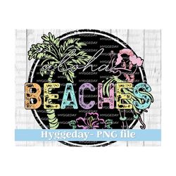 summer png, digital download, sublimation, tie dye, floral, hibiscus, beach, sun, vacation, sublimate, aloha,