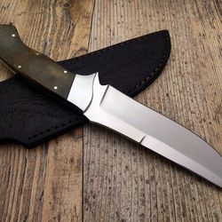 hunting knife 440c stainless steel custom handmade bowie knife