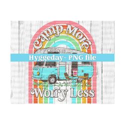 camp png, digital download, sublimation, sublimate, hippie, camper, hiking, retro, vintage, rainbow, summer