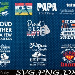 father's day quote svg, bundles father's day svg, png,dxf,...