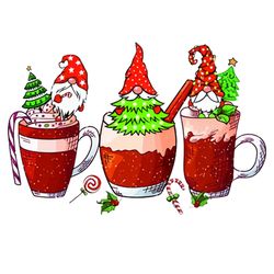 gnome christmas coffee png, christmas coffee png, coffee png, coffee cups, christmas logo png, instandownload