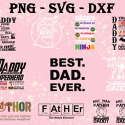 daddy you are my favorite superhero svg, bundles father's day svg, png,dxf,...