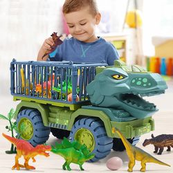 Boys Car Toys Dinosaur Truck Transport Carrier Vehicle, Toys for Children
