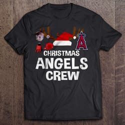 christmas angels crew tee shirt