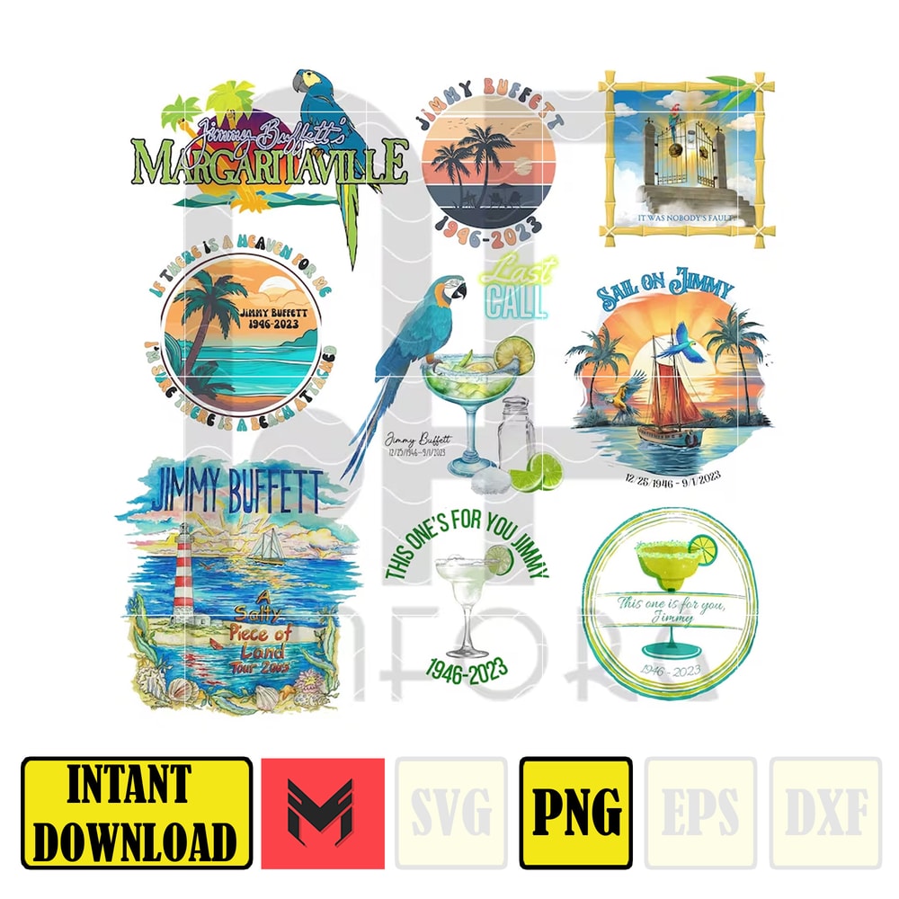 9 Jimmy Buffett Shirt PNG R.I.P Jimmy Buffet Vintage Jimmy Buffett Tee 90s Bootleg PNG Margaritaville Jimmy Buffet Tribute Fan Gift PNG.jpg