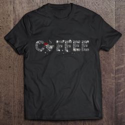 christmas rhinestone cup of coffee2 v-neck t-shirt