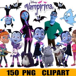 150 vampirina bundle png, vampirina png, junior png, disney bundle png, disney png, trending png, digital download