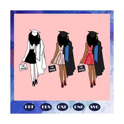afro woman svg, black woman svg, sorority svg, graduation svg, black girl svg, black women svg, gift for girl, for silho