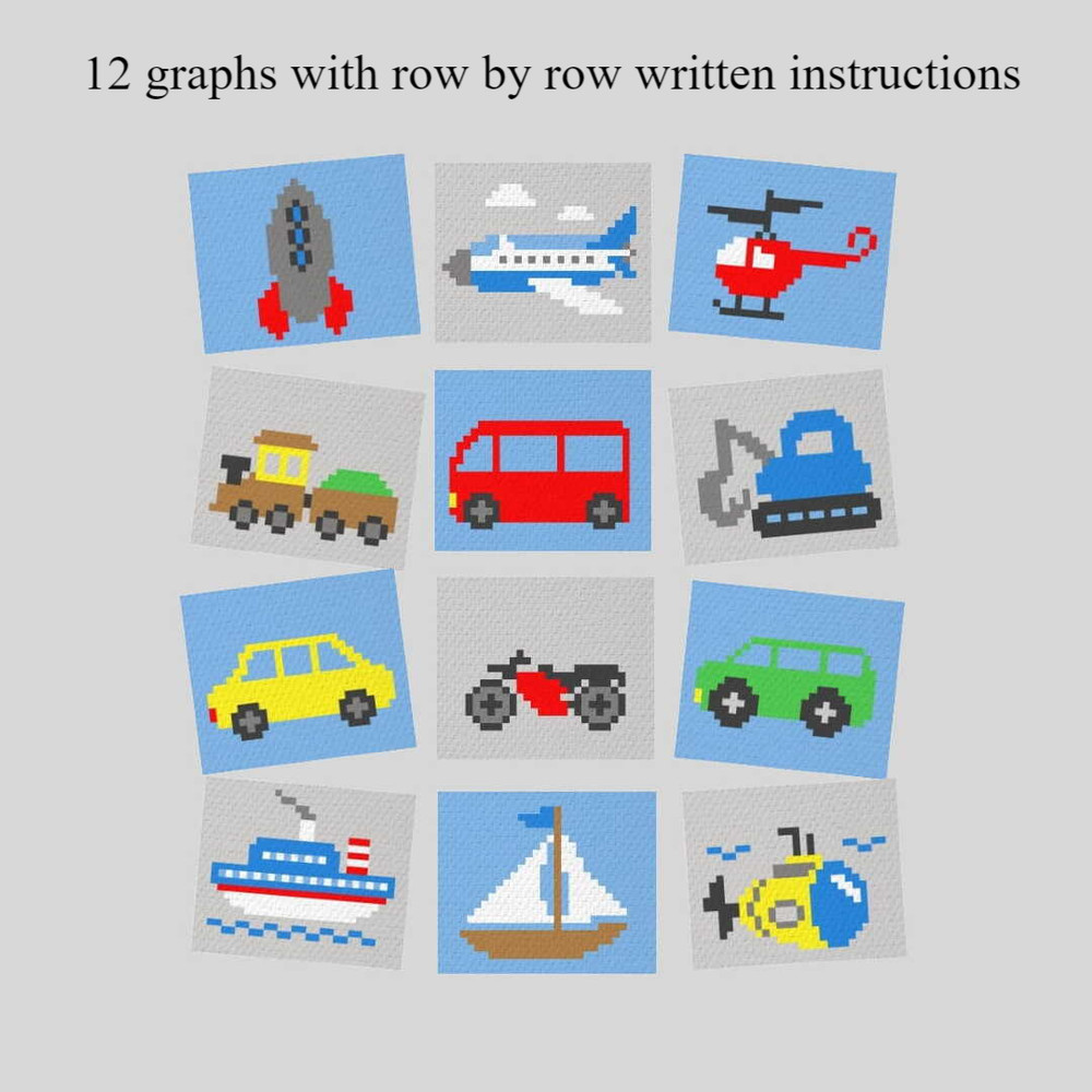 crochet-C2C-vehicles-graphgan-blanket-8