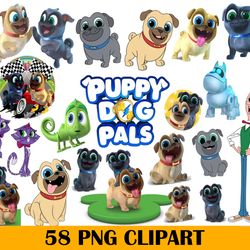 58 Puppy Dog Pals Png, Puppy Dog Clipart, Layered Png, Puppy Dog Pals Birthday Png, Dog Png,Disney Png, Digital Download