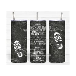 20 oz skinny tumbler bonus dad quote sublimation design digital download fathers day png instant digital
