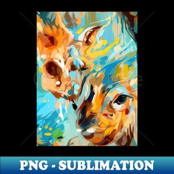 animal oil painting - Premium Sublimation Digital Download - Perfect for Sublimation Mastery