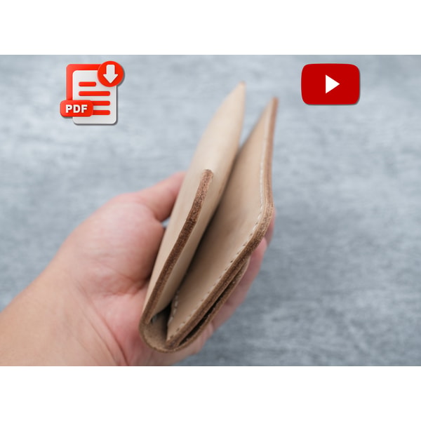DIY Leather Trucker Wallet Pattern, Handcrafted Leather Desi - Inspire ...
