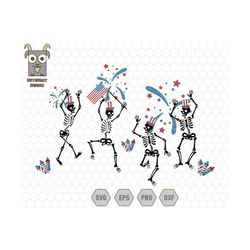 fourth of july skeleton svg, skeleton dancing svg, funny 4th of july, fireworks svg, independence day svg, american flag svg, red white blue