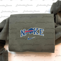 Nike Buffalo Bills Embroidered Sweatshirt, Nike Embroidered  Hoodie, Embroidered NFL Shirt