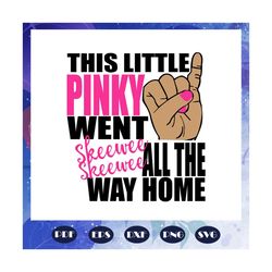 this little pinky went all the way home, aka svg, aka shirt, aka sorority, alpha kappa alpha svg, alpha kappa alpha shir