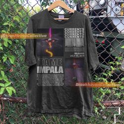 vintage bootleg inspired tee  graphic unisex tee  tame impala vintage t-shirt , tame impala currents shirt.jpg