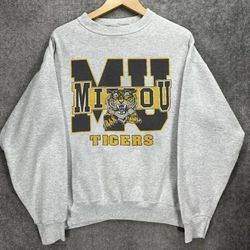 vintage ncaa missouri tigers football sweatshirt, university of missouri shirt.jpg