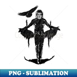 the crow tribute - premium sublimation digital download - enhance your apparel with stunning detail