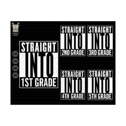 back to school svg bundle, straight into 1st grade, 1st day of school svg, back to school, teacher life svg, hello school svg, teacher svg