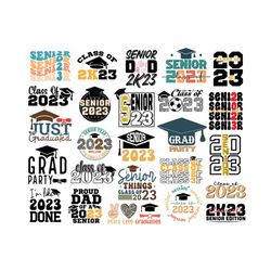senior 2023 svg bundle, class of 2023 svg bundle, senior class of 2023 svg, graduate svg, graduation 2023 svg, graduation saying svg